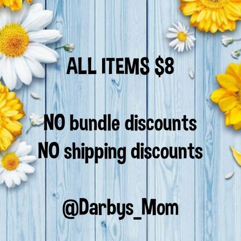 ALL ITEMS ARE JUST $8